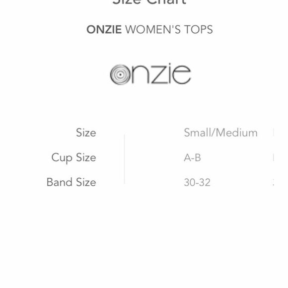 NEW! Onzie Chic Yoga Sports Bra Black Sz Small - Picture 11 of 11